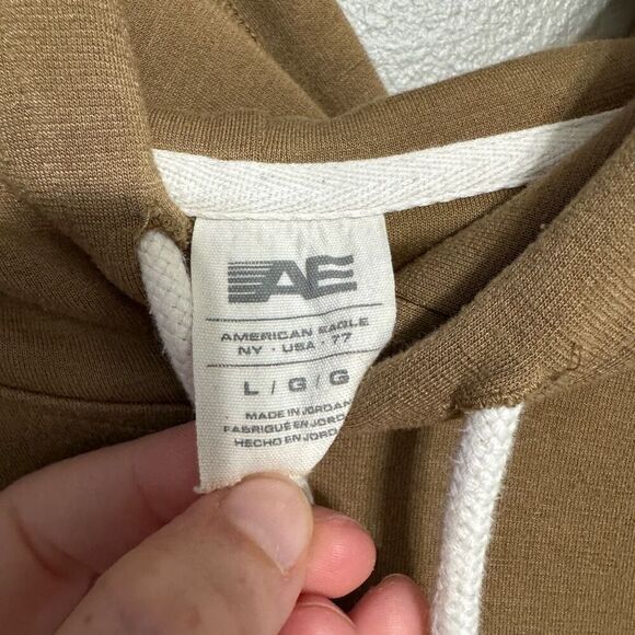 AE American Eagle soft hooded men’s sweatshirt size large - Picture 5 of 6